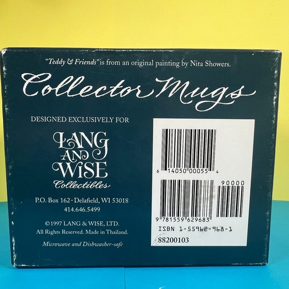 Lang and Wise Mug Teddy & Friends 12 Oz Collector Mug With Box, Vintage 1997 - Picture 14 of 14